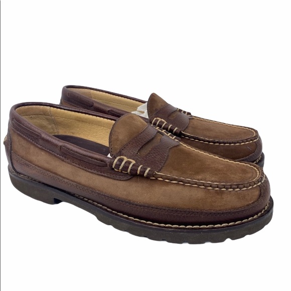 L. L. Bean Allagash Penny Loafers Leather Shoes